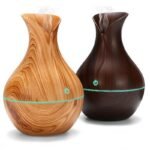 Humidificador ultrasónico USB de 200ml color blanco con salida de vapor frío