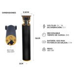 Kit de barbería Gadnic T900 con peines guía y carga USB