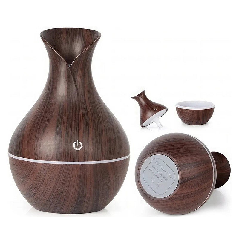 5 Detalle de conexión USB y filtro de algodón de humidificador portátil para hogar