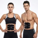 Dispositivo EMS portátil con 6 niveles de intensidad para entrenamiento en casa