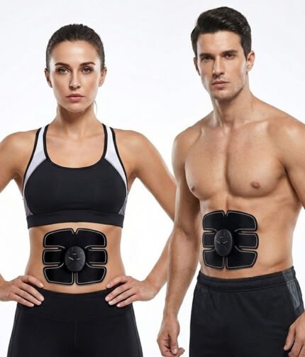 Dispositivo EMS portátil con 6 niveles de intensidad para entrenamiento en casa